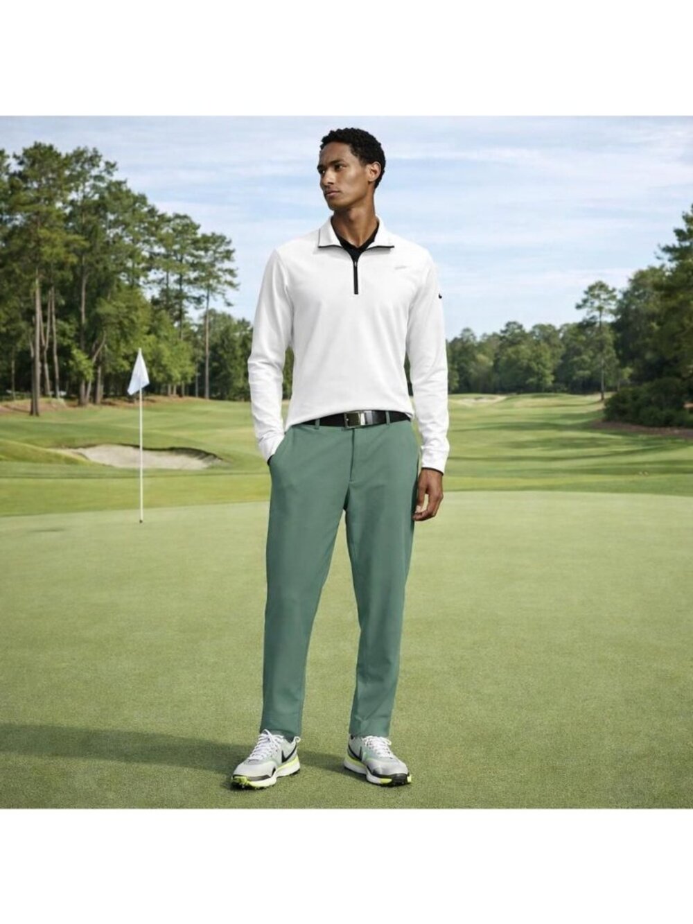 Nike Tour Mens Green Golf Jogger Pants Ankle NWT Style FQ8839-361 Size 30